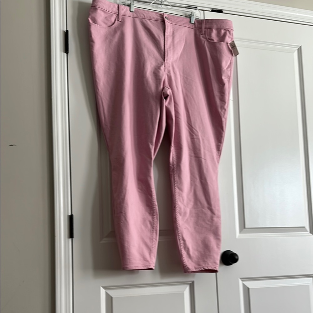 Pink Slim Fit Pants